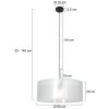 Steinhauer Sparkled Light Lámpara Colgante Negro, 1 luz