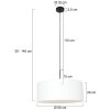 Steinhauer Sparkled Light Lámpara Colgante Negro, 1 luz