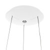 Steinhauer Ringlede Lámpara Colgante Blanca, 1 luz