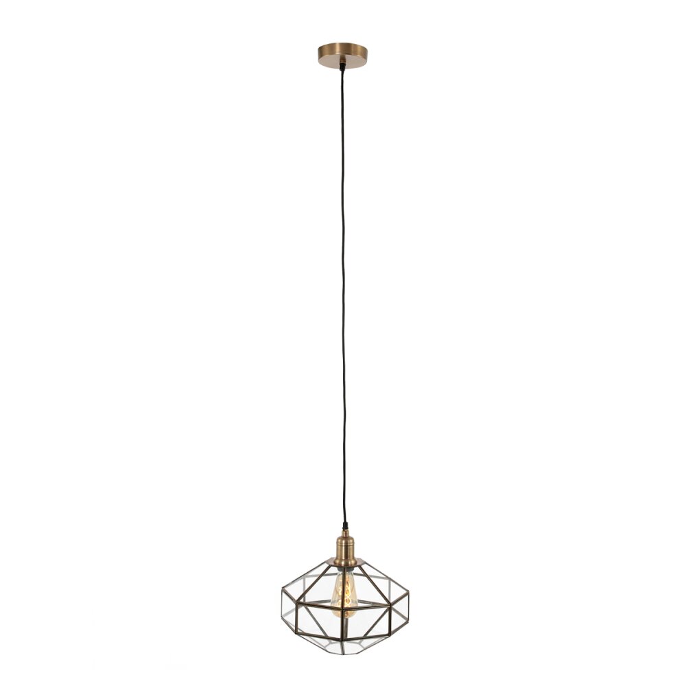 Steinhauer Pimpernel Lámpara Colgante Bronce, 1 luz main product photo
