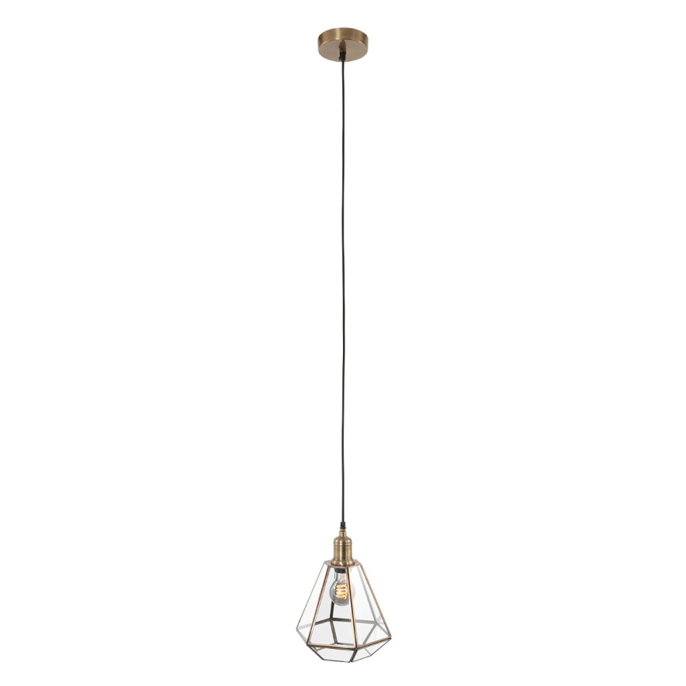 Steinhauer Pimpernel Lámpara Colgante Bronce, 1 luz main product photo