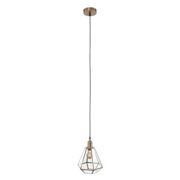 Steinhauer Pimpernel Lámpara Colgante Bronce, 1 luz