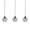 Steinhauer Noirver Lámpara Colgante Negro, 3 luces