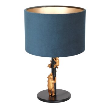 Steinhauer Animaux Lámpara de mesa dorado, Negro, 1 luz
