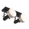 Steinhauer Acier Lámpara de Techo Negro, 2 luces