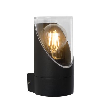 Lucide NORMAN Aplique para exterior Negro, 1 luz