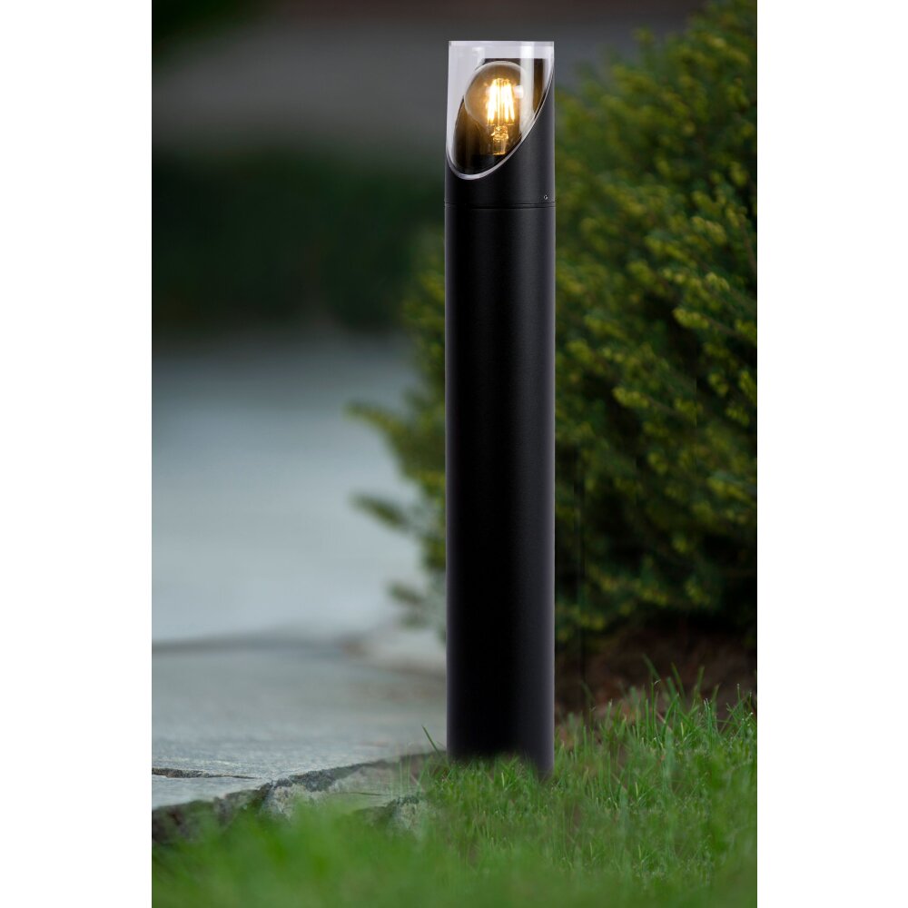 Lucide NORMAN Poste de Jardín Negro, 1 luz main product photo