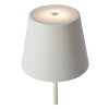 Lucide JUSTIN Lámpara de mesa LED Blanca, 1 luz