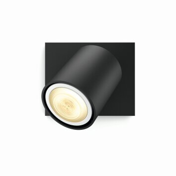 Philips Hue White Ambiance Runner Lámpara de Techo LED Negro, 1 luz, Mando a distancia