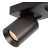 Lucide NIGEL Lámpara de Techo LED Acero inoxidable, Negro, 2 luces