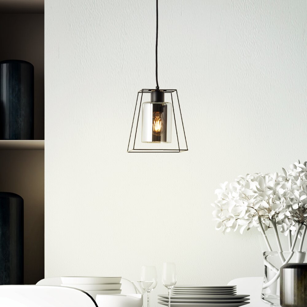 Brilliant Luxor Lámpara Colgante Negro, 1 luz main product photo