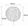 Globo SUNI Lámpara solar LED Plata, 1 luz
