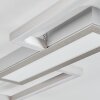 Ahrenfeld Lámpara de Techo LED Aluminio, 1 luz, Mando a distancia