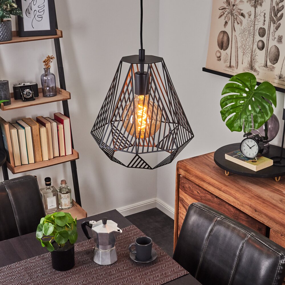 Cassils Lámpara Colgante Negro, 1 luz main product photo
