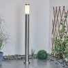 Sessa Poste de Jardín Níquel-mate, 1 luz, Sensor de movimiento