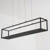 Ranquile Lámpara Colgante LED Negro, 4 luces