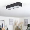 Iriondo Lámpara de Techo LED Negro, 1 luz, Mando a distancia