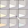 Iriondo Lámpara de Techo LED Blanca, 1 luz, Mando a distancia