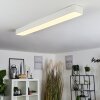 Iriondo Lámpara de Techo LED Blanca, 1 luz, Mando a distancia