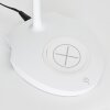 Grenoble Lámpara de mesa LED Blanca, 1 luz
