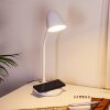 Grenoble Lámpara de mesa LED Blanca, 1 luz