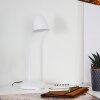 Grenoble Lámpara de mesa LED Blanca, 1 luz