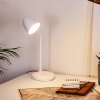 Grenoble Lámpara de mesa LED Blanca, 1 luz