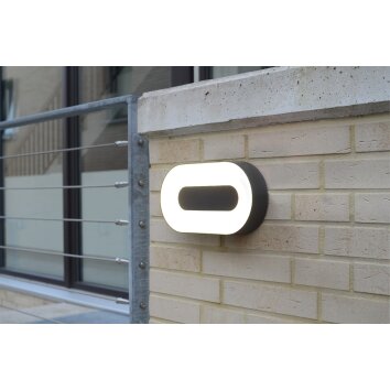 Aplique para exterior Felsted LED Plata, 1 luz