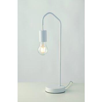 Cuyama Lámpara de mesa Blanca, 1 luz