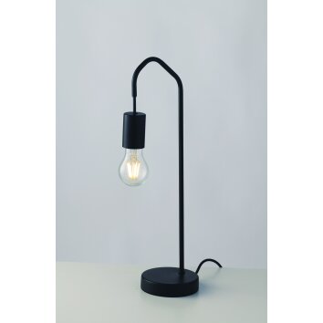 Cuyama Lámpara de mesa Negro, 1 luz