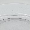 Tobosy Lámpara de Techo LED Blanca, 1 luz, Mando a distancia
