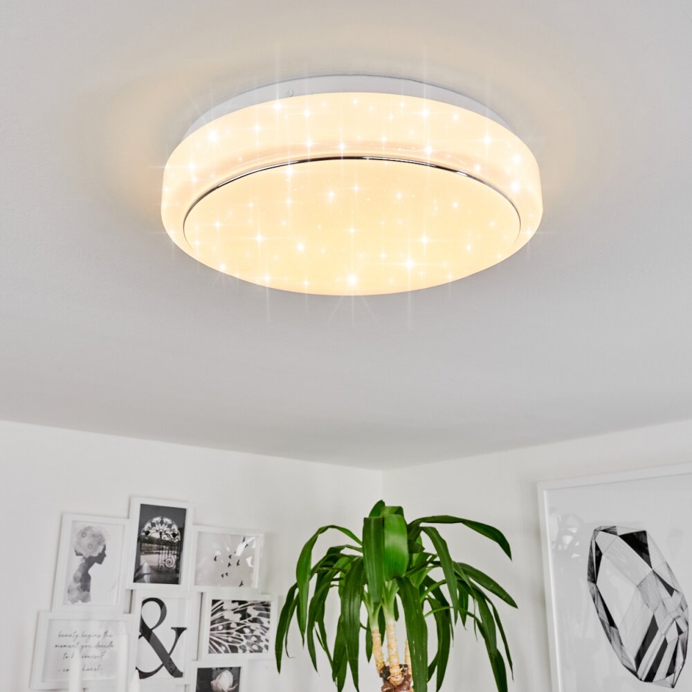 Nepes Lámpara de Techo LED Blanca, 1 luz main product photo