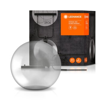 Ledvance 1906 Globe Lámpara Colgante Negro, 1 luz