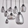 Barnegat Lámpara Colgante Negro, 8 luces
