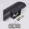 Ricardone Aplique Negro, 1 luz