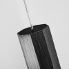 Freshwater Lámpara Colgante LED Negro, 5 luces