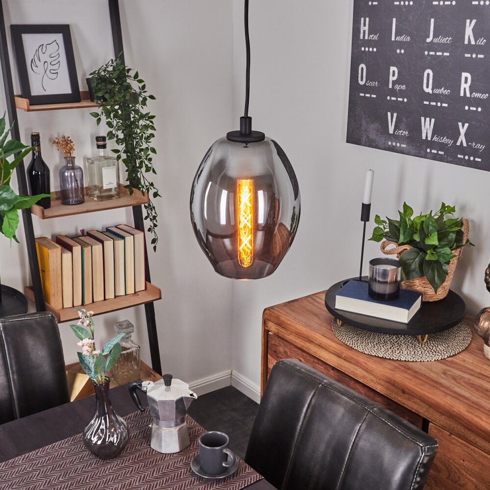 Roosevelt Lámpara Colgante Negro, 1 luz main product photo