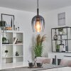 Magnano Lámpara Colgante Negro, 1 luz