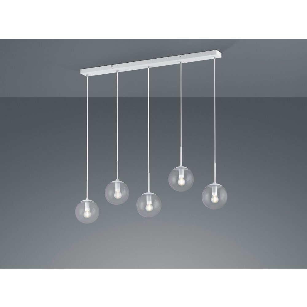 Trio Balini Lámpara Colgante LED Blanca, 5 luces main product photo