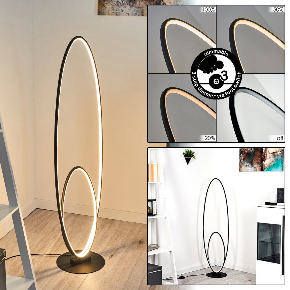 Harpeth Lámpara de Pie LED Negro, 1 luz main product photo