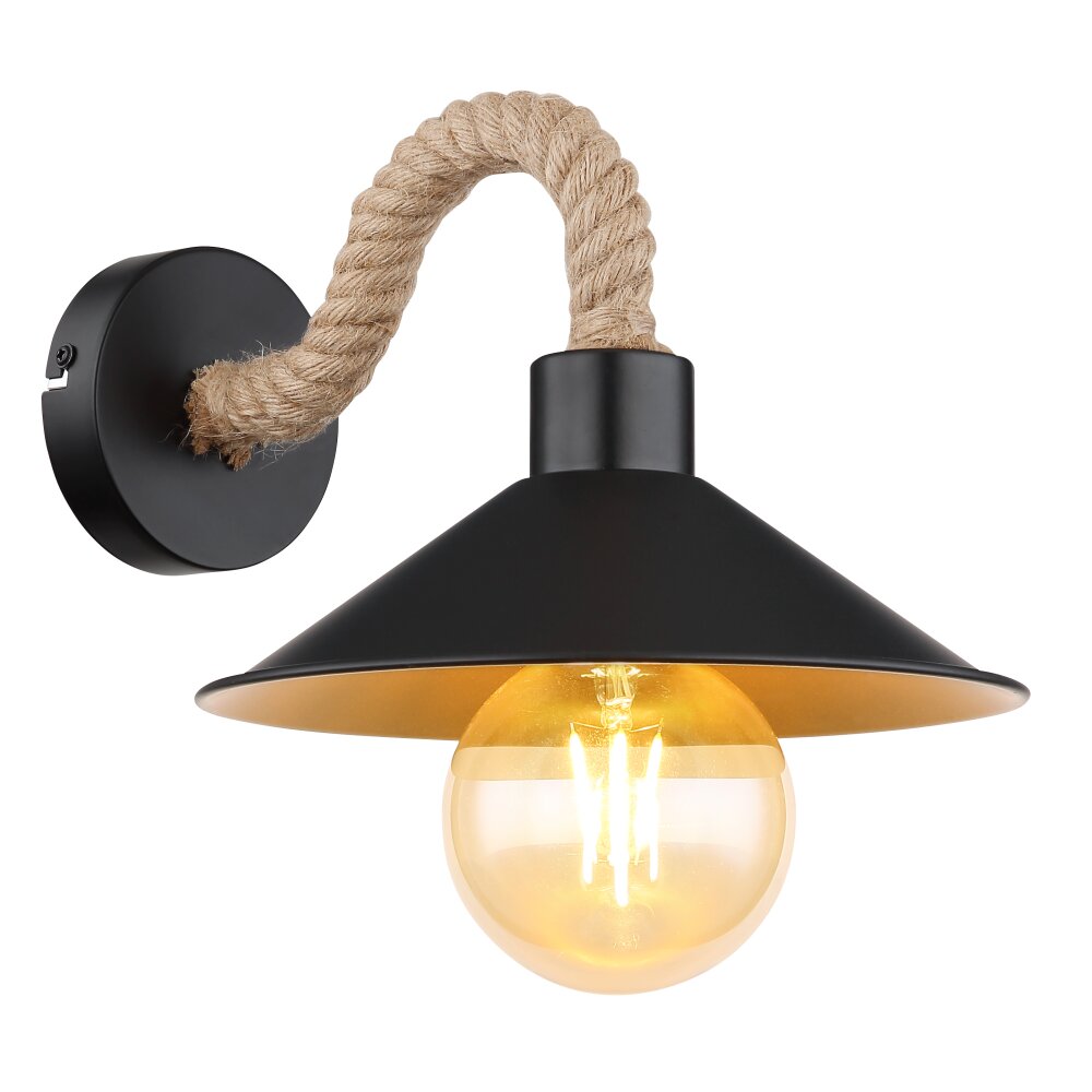 Globo DIANA Aplique Negro, 1 luz main product photo