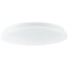 Brilliant Heddy Lámpara de Techo LED Blanca, 1 luz, Mando a distancia, Cambia de color