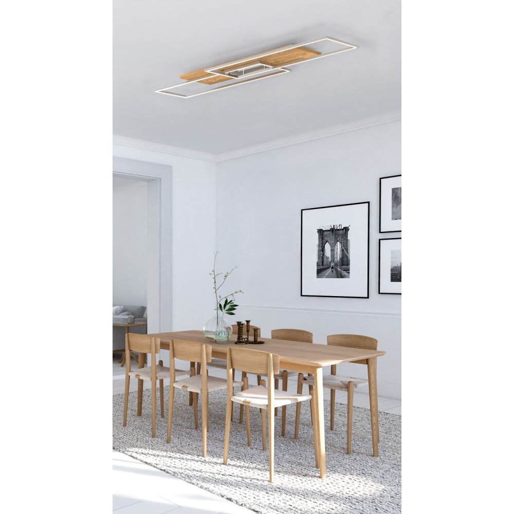 Elobra Panama Lámpara de Techo LED Crudo, 2 luces main product photo