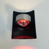 Fischer & Honsel Bondy Aplique LED Negro, 1 luz, Cambia de color