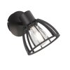 Fischer & Honsel Tilda Aplique Negro, 1 luz