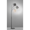 Fischer & Honsel Shade Lámpara de Pie Negro, 3 luces