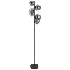 Globo RIHA Lámpara de Pie LED Negro, 6 luces