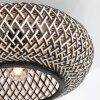 Steinhauer Maze Lámpara de Techo Crudo, Negro, 1 luz