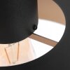 Steinhauer Flinter Lámpara Colgante Negro, 1 luz