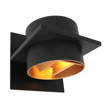 Steinhauer Muro Aplique LED Negro, 1 luz